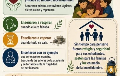 Educar también significa acompañar, proteger y brindar esperanza.
