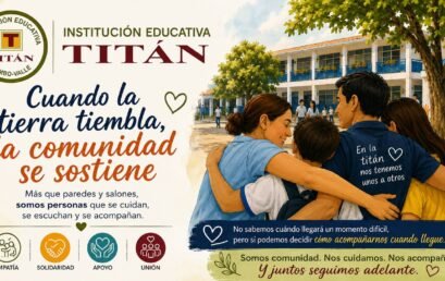Cuando la tierra tiembla, la comunidad se sostiene.