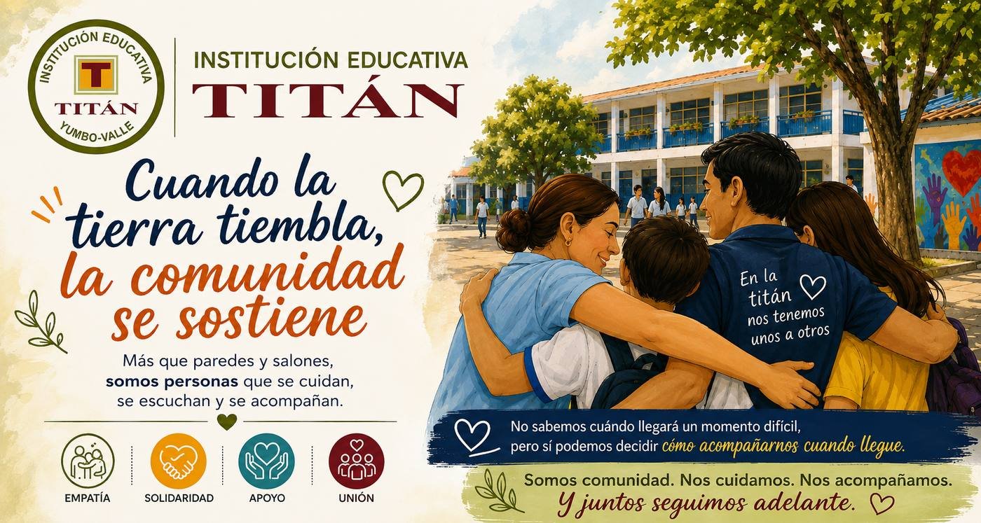 Cuando la tierra tiembla, la comunidad se sostiene.